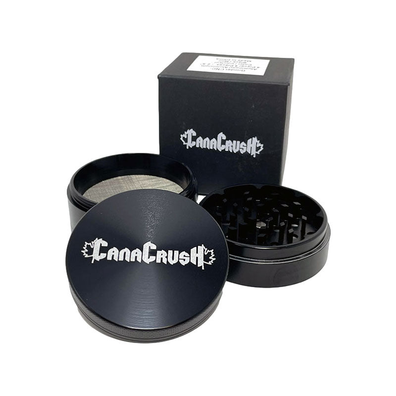 CanaCrush 2.5" 4 Piece Grinders for Dried Cannabis Flower