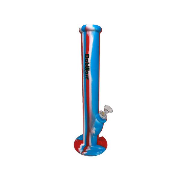 DabWare - Platinum 14" Straight Shooter Silicone Bong