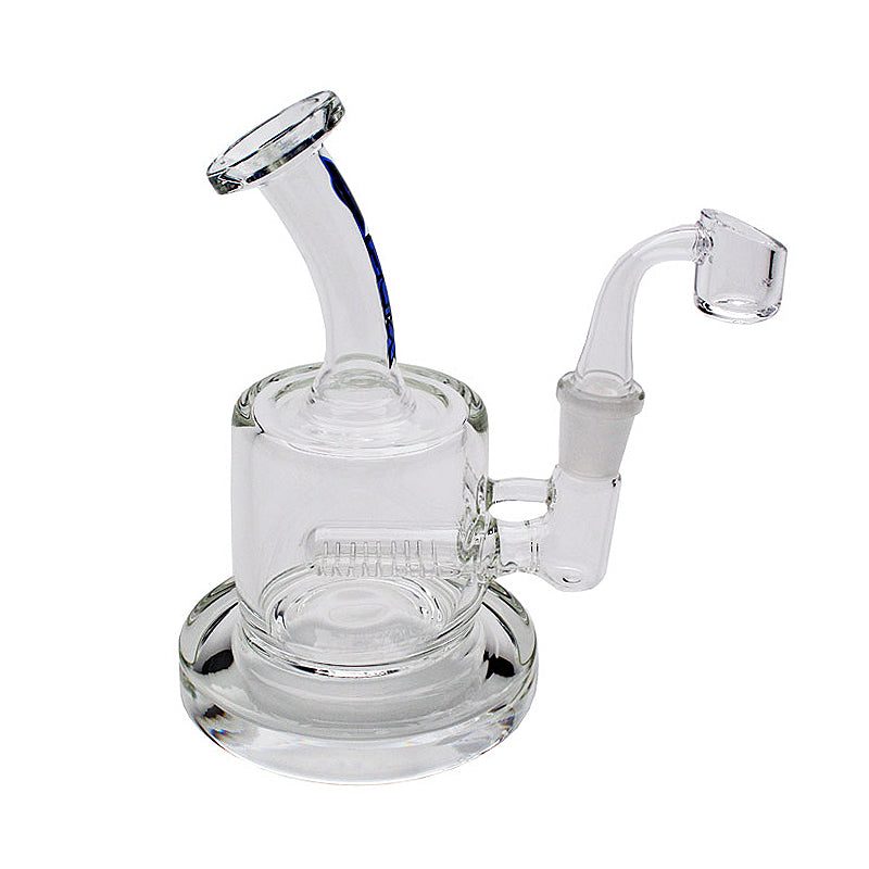Apex 4" Mini Inline Glass Concentrate Rig with Banger