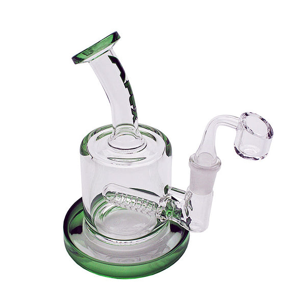 Apex 4" Mini Inline Glass Concentrate Rig with Banger